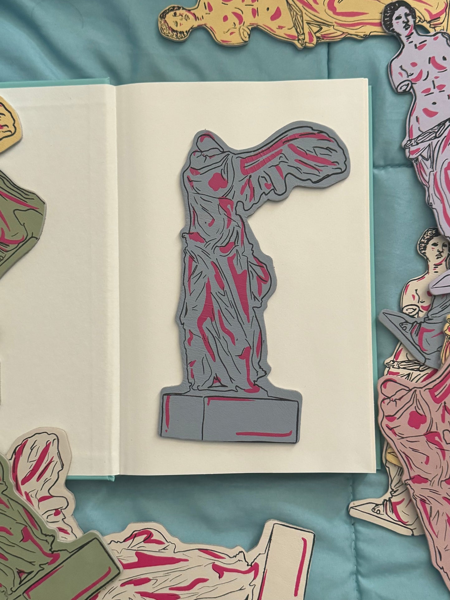 A Greek Goddess - Leather Bookmark