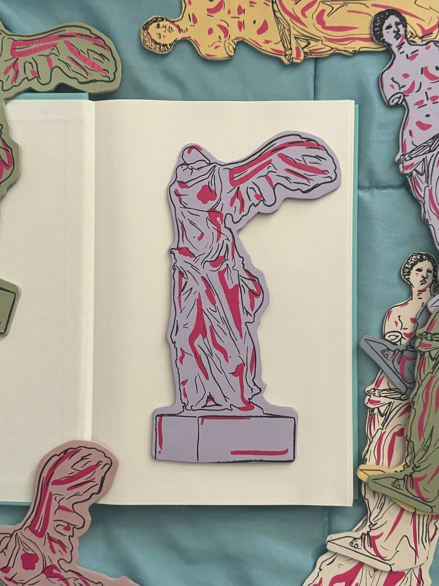 A Greek Goddess - Leather Bookmark