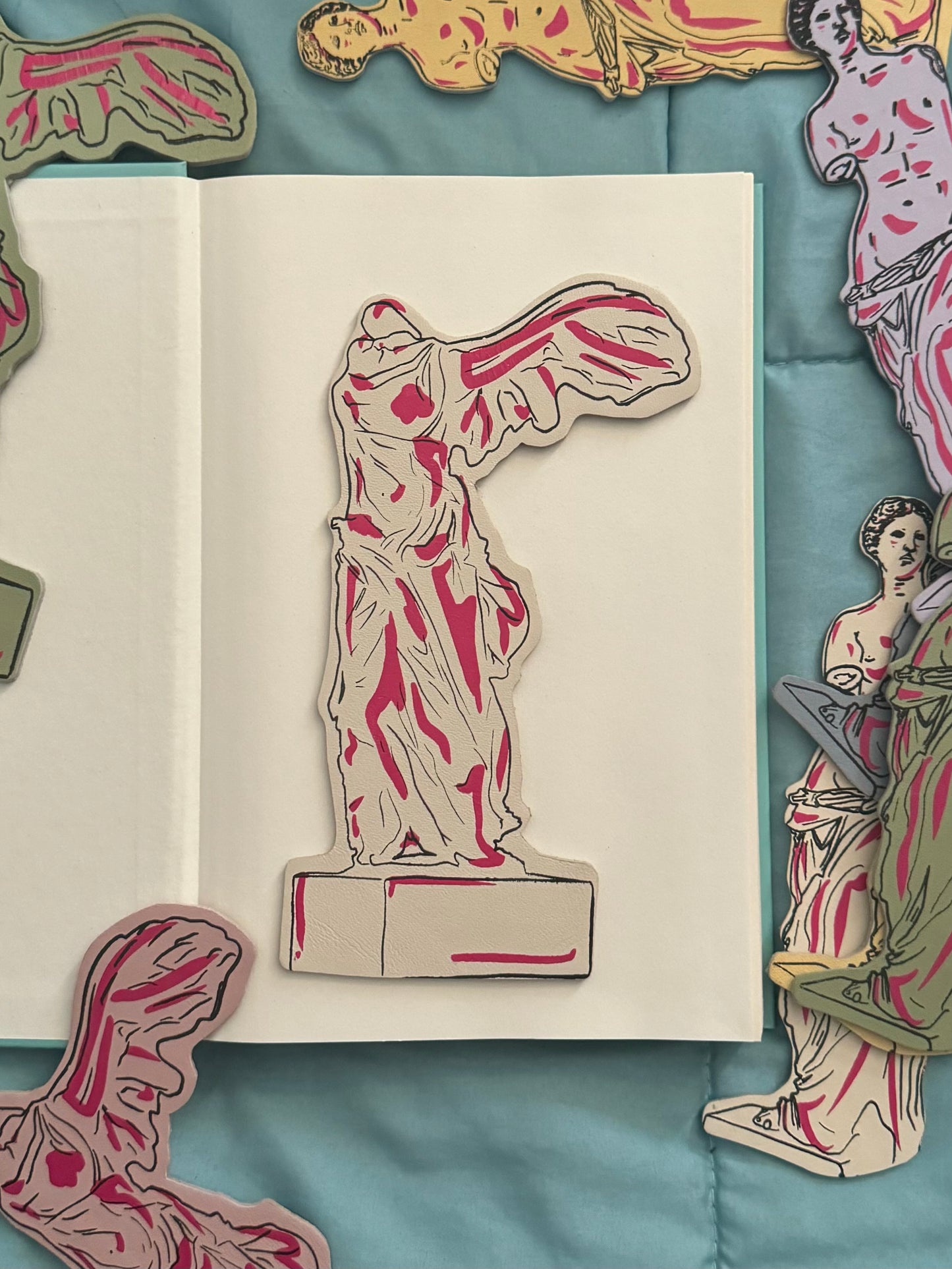 A Greek Goddess - Leather Bookmark