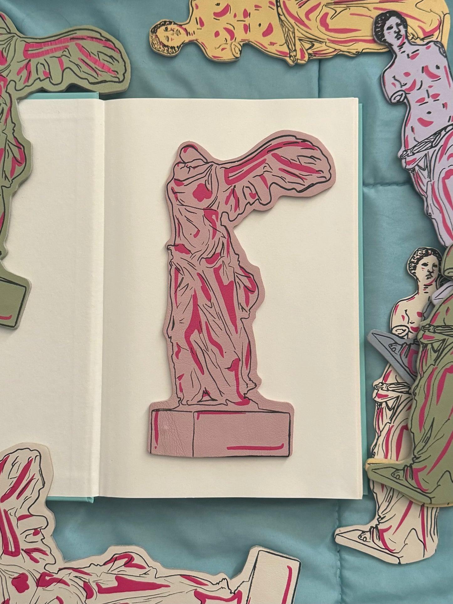 A Greek Goddess - Leather Bookmark