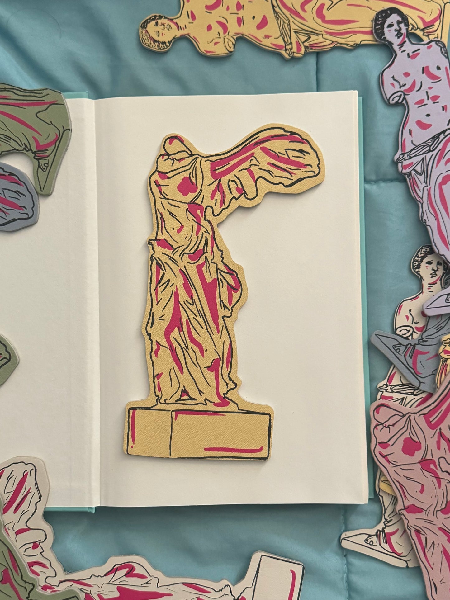 A Greek Goddess - Leather Bookmark