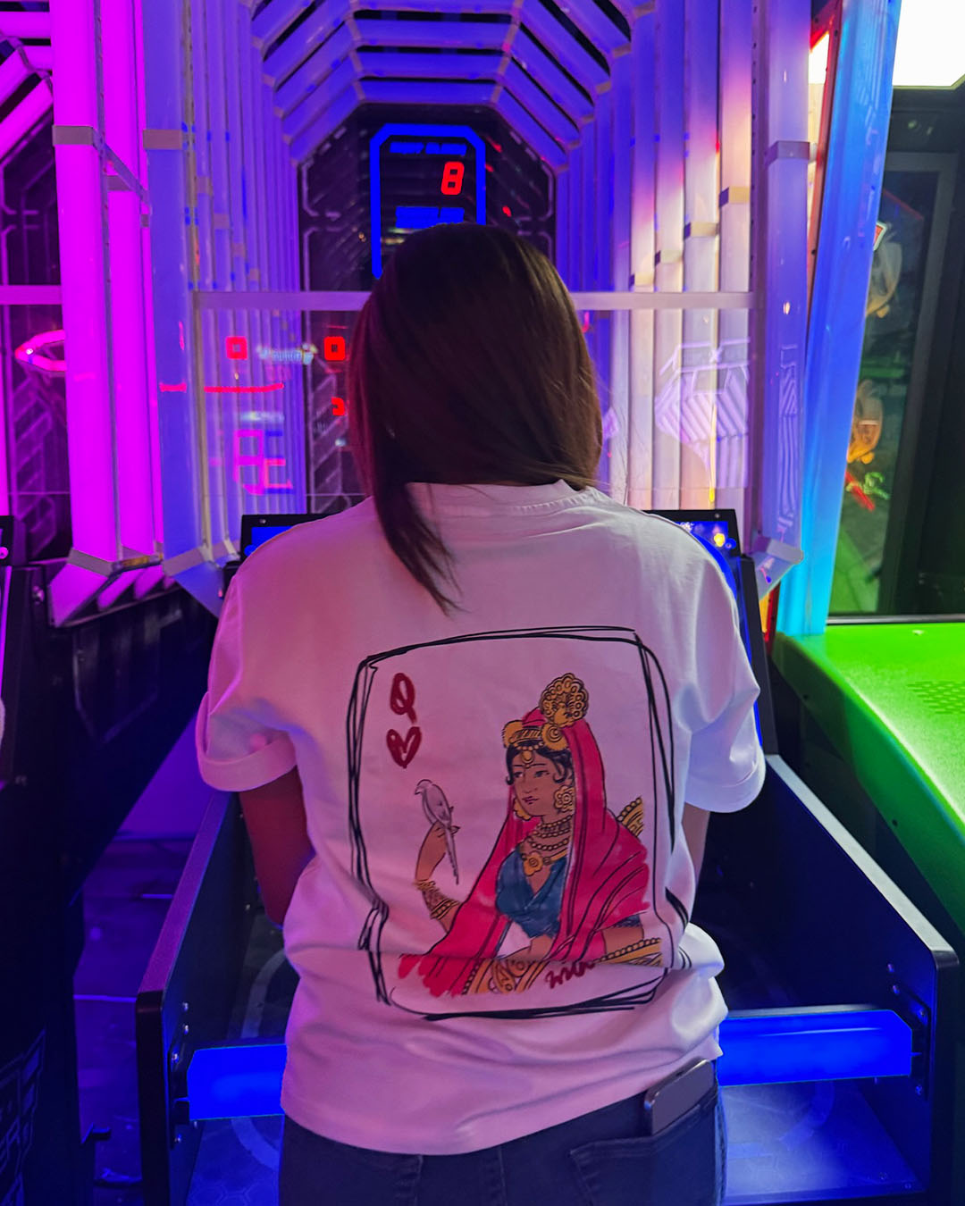 Valentine Queen Oversized Tee