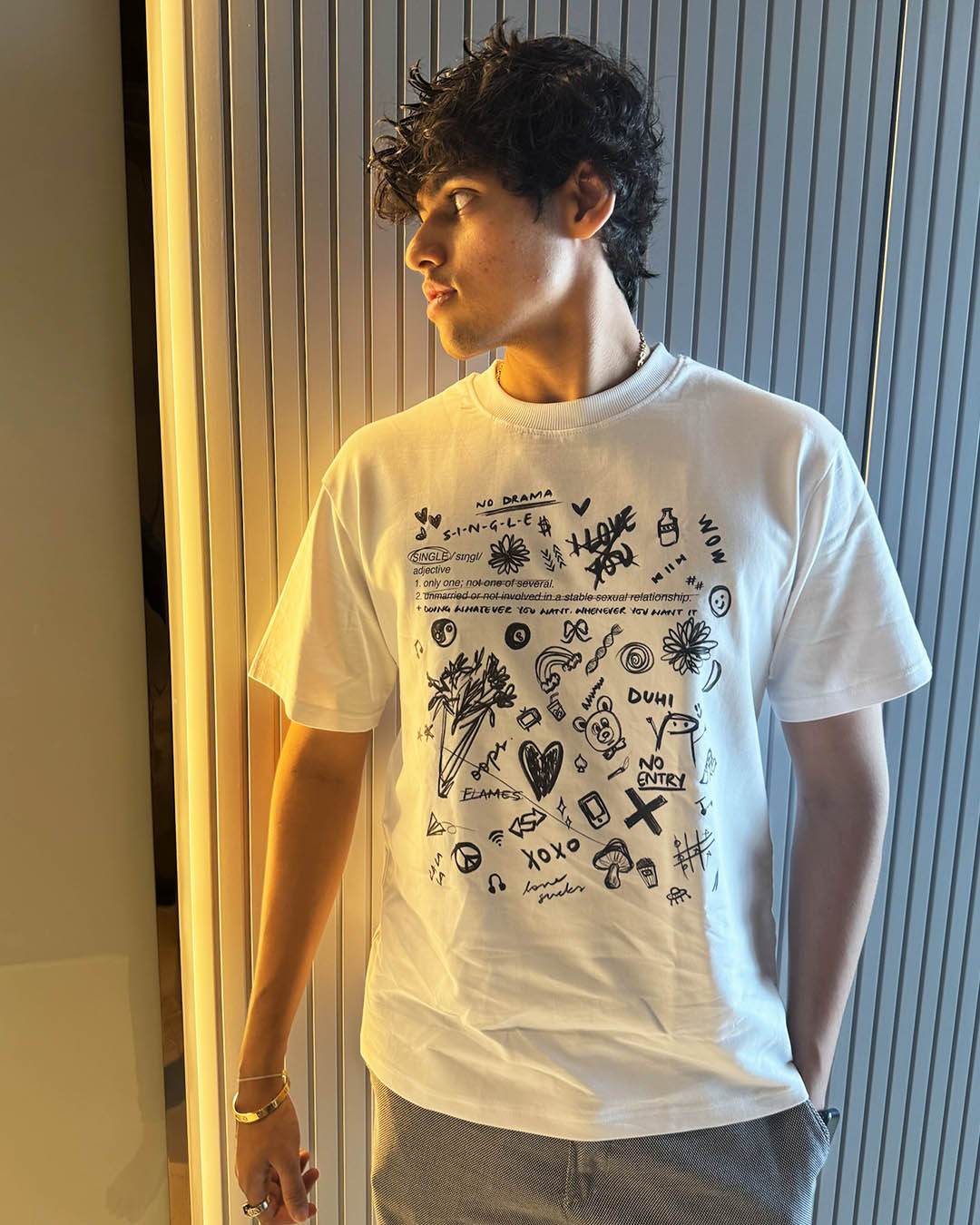 This is the Singles' Tee