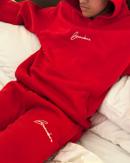 Red Brazen Baggy Hoodie