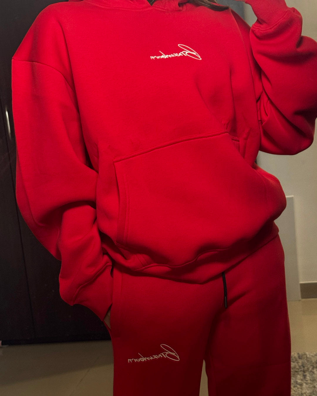 Red Brazen Baggy Hoodie