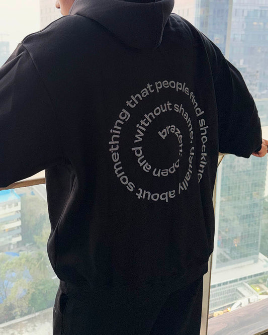 Black Brazen Baggy Hoodie