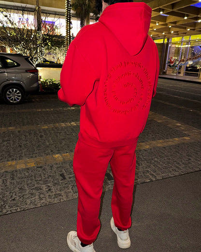 Red Brazen Baggy Hoodie