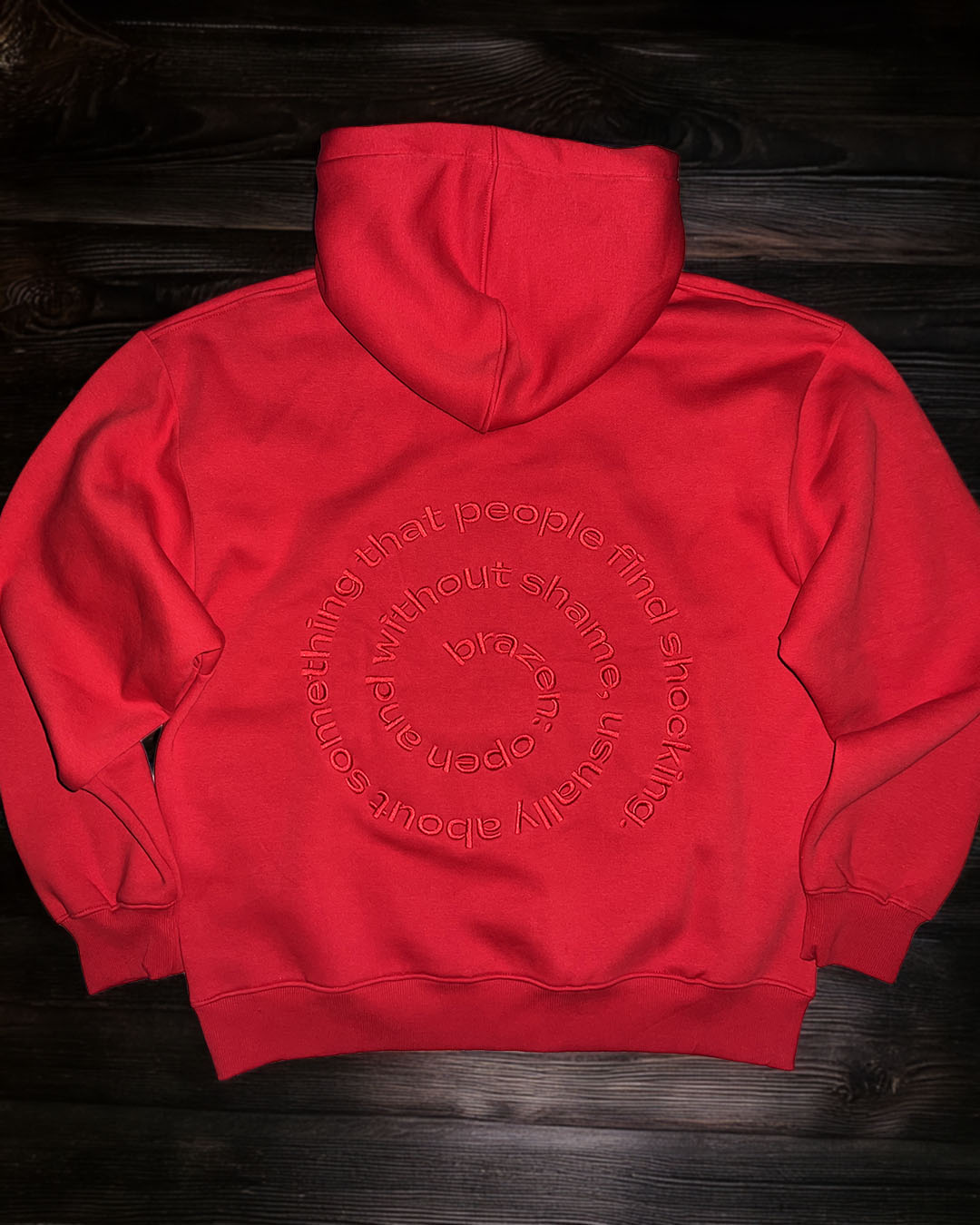 Red Brazen Baggy Hoodie
