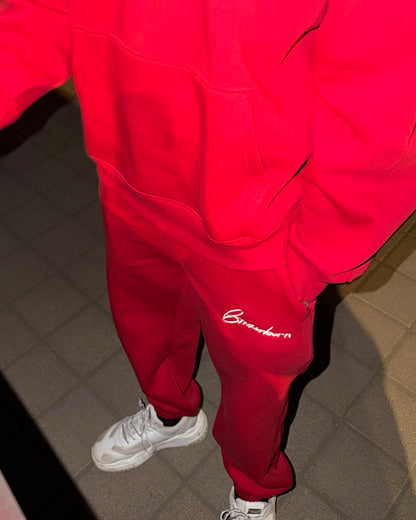 Relaxed Red Hot Joggers