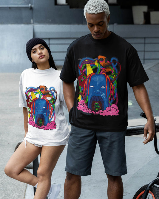 Trippy Travis Tee (Unisex Oversized)