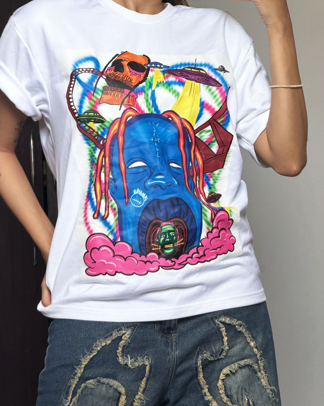 Trippy Travis Tee (Unisex Oversized)
