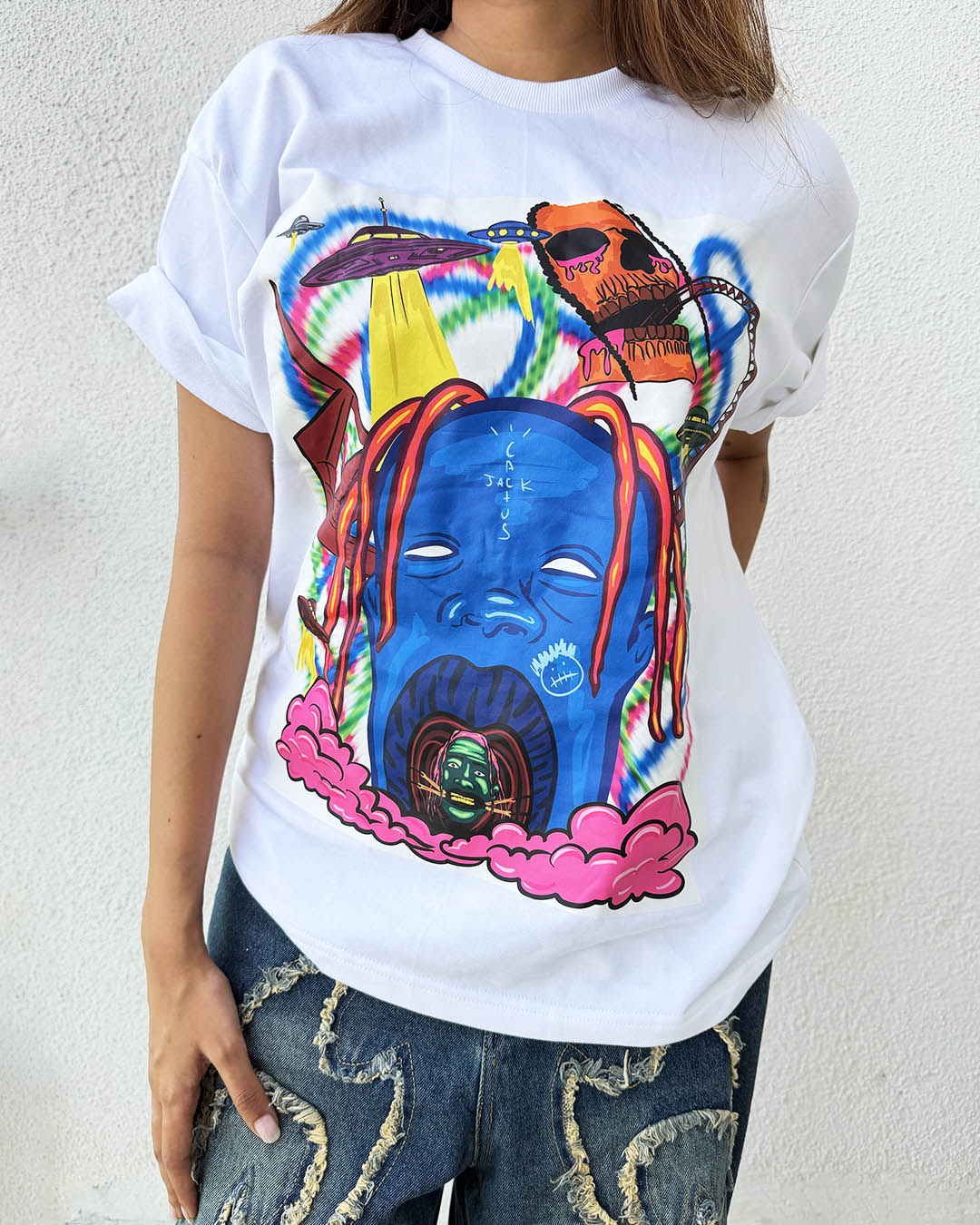 Trippy Travis Tee (Unisex Oversized)