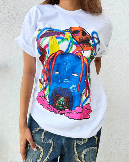 Trippy Travis Tee (Unisex Oversized)